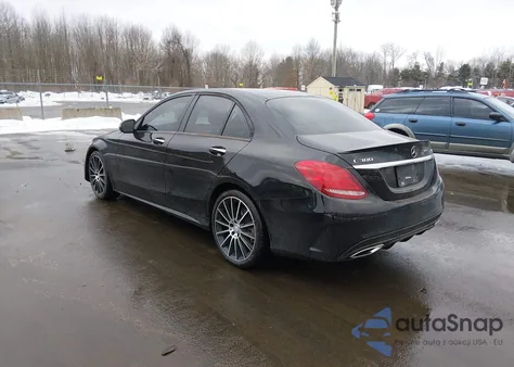 2016 Mercedes-Benz C 300 Sport 4Matic from USA, damaged, VIN 55SWF4KB5GU102791